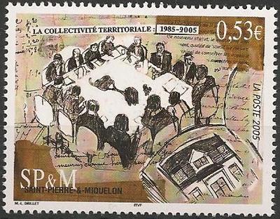 SPM858 - Philatélie - Timbre de Saint Pierre et Miquelon N° YT 858 - Timbres de collection