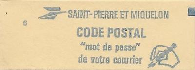 SPM-C464 - Philatelie - Carnet de timbres de Saint Pierre et Miquelon N° C464 du catalogue Yvert et Tellier - Timbres de collection