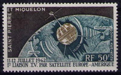 29 - Timbre de Poste Aérienne de Saint Pierre et Miquelon N° Yvert et Tellier 29 - Philatélie 50 - Timbres de Poste Aérienne de collection de Saint Pierre et Miquelon