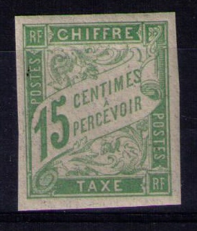 Timbre-taxe de colonies françaises N° Yvert et Tellier 20 - Philatélie 50 - Timbres de collection au détail de colonies générales françaises