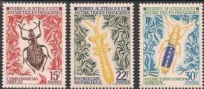 TAAF49-51 - Philatélie - Timbres des terres australes n° YT49-51 - Timbres de collection