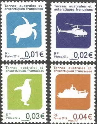 TAAF705/08 - Philatélie 50 – Timbre des terres australes et antarctiques françaises N° 705 à 708