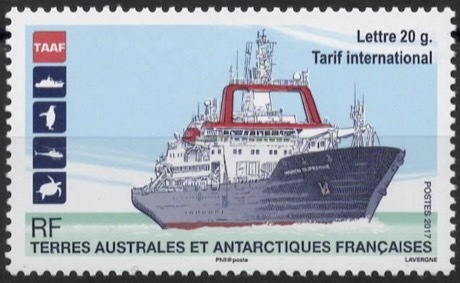 TAAF818, Philatélie 50, timbre TAAF 818, 2017