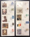 10 FDC Belgique - Philatelie - enveloppes 1er jour de Belgique