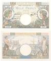 1000 Francs COMMERCE ET INDUSTRIE - Philatélie 50 - Billets de banque de collection de France