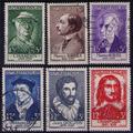1066-1071 - Philatélie 50 - timbres de France oblitéré - timbres de collection Yvert et Tellier - Célébrités du XVème au XXème siécle