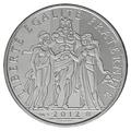 10 € Hercule 2012 - Philatélie - pièce de monnaie argent de 10 € Hercule 2012 - Monnaie de Paris