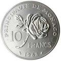 10 F Monaco 1982 - Philatelie - pièce de 10 francs Monaco