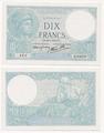 10 Francs MINERVE modifié - Philatélie 50 - Billets de banque de France de collection