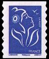 147/3966 - Philatélie 50 - timbre de France - timbre de collection Yvert et Tellier - Marianne de Lamouche bleu - 2008