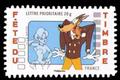 162/4151 - Philatélie 50 - timbre de France - timbre de collection Yvert et Tellier - Tex Avery Le loup et la girl - Fête du timbre - 2008