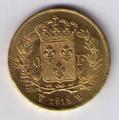 1818W  - Philatélie 50 - pièce de monnaie française de 40 francs - pièces en or - pièce de monnaie de collection
