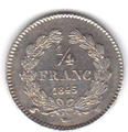 1845W - Philatelie - pièce de monnaie française