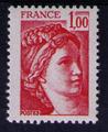1972c - Philatélie 50 - timbre de France avec variété N° Yvert et Tellier 1972c - timbre de collection