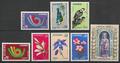 1973 - Philatélie - Année complète de timbres d'Andorre 1973 - Timbres de collection
