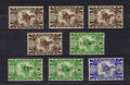 249-256 - Philatélie - timbre de Nouvelle Calédonie N° Yvert et Tellier 249 à 256 - timbres de colonies française - timbres de collection