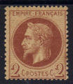 26*Rousseur - Philatelie - timbre de France Classique - Napoléon III