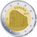 2 € Espagne 2017 - Philatelie - pièce commémorative 2 € Espagne