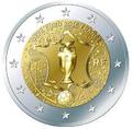 2 € France 2016 foot - Philatelie - pièce 2 € commémorative France 2016 - EURO FOOT