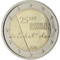 2 € Slovénie 2016 indépendance - Philatelie - pièce 2 € commémorative Slovénie