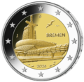 2€ALL2026BREMEN, Philatélie 50, piece-2-euro-allemagne-2026-bremen-bundeslander.jpg