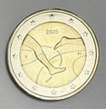 2€FIN2025ATHLETISME, Philatélie 50, Pièce de 2 € de Finlande 2025, Athlétisme