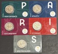 2€FRA2024PARIS, Philatélie 50 , Coincard 2€ Paris 2024