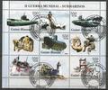 2GGUINE-BI2005SOUSMARINS - Philatelie - Série de 5 timbres de Guiné-Bissau sur la seconde guerre mondiale - Timbres de guerre