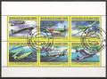 2GREPGUINEE2011AVIONSMIL - Philatelie - Série de 6 timbres de République de Guinée sur la seconde guerre mondiale - Timbres de guerre