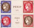 348-351 - Philatélie 50 - timbres de France N° Yvert et Tellier 348 à 351 - timbres de collection