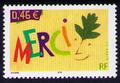3540 - Philatélie 50 - timbre de France - timbre de collection Yvert et Tellier - Merci 2003