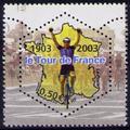 3583 - Philatélie 50 - timbre de France neuf sans charnière - timbre de collection Yvert et Tellier - Cyclisme, centenaire du Tour de France - 2003