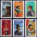 3588-3593 - Philatélie 50 - timbre de France neuf sans charnière - timbre de collection Yvert et Tellier - Les personnages célèbres de la littérature française - 2003