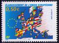 3666 - Philatélie 50 - timbre de France - timbre de collection Yvert et Tellier - 1er mai 2004, élargissement de l'Union Européenne - 2004