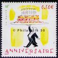 3688 - Philatélie 50 - timbre de France - timbre de collection Yvert et Tellier - timbre pour anniversaire 2004