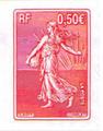 3619/36 -Philatélie 50 - timbre de France - timbre de collection Yvert et Tellier - Centenaire de la semeuse de Roty - 2003