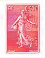 3619/36 -Philatélie 50 - timbre de France - timbre de collection Yvert et Tellier - Centenaire de la semeuse de Roty - 2003