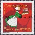 3778 - Philatélie 50 - timbre de France neuf sans chanrière - timbre de collection Yvert et Tellier - timbre pour anniversaire, centenaire de Bécassine - 2005