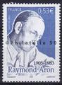 3837 - Philatélie 50 - timbre de France neuf sans charnière - timbre de collection Yvert et Tellier - Personnalité Raymond Aron - 2005