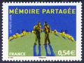 3976 - Philatélie 50 - timbre de France neuf sans charnière timbre de colection Yvert et Tellier Premières rencontres internationales sur la mémoire partagée 2006