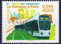 3995 - Philatélie 50 - timbre de France neuf sans charnière timbre de colection Yvert et Tellier Le tramway à Paris 2006