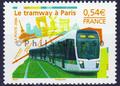 3995 - Philatélie 50 - timbre de France neuf sans charnière timbre de colection Yvert et Tellier Le tramway à Paris 2006