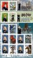 4024A-4026A - Philatélie 50 - timbres de France adhésifs neufs sans charnière - timbres de collection Yvert etTellier - Harry POTTER