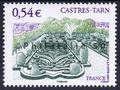 4079 - Philatélie 50 timbre de France neuf sans charnière timbre de collection Yvert et Tellier Série touristique Castres (Tarn) 2007