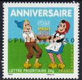 4081- Philatélie 50 timbre de France neuf sans charnière timbre de collection Yvert et Tellier timbre pour anniversaires, Sylvain et Sylvette 2007