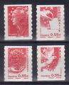 4197-4200 - Philatelie - timbres de France de collection