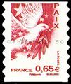 4200 Philatélie 50 timbre de France neuf sans charnière timbre de collection Yvert et Tellier Paix 2008
