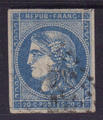 45C - Philatelie - timbre de France Classique - Emission de Bordeaux