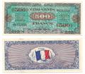 500 Francs Drapeau - Philatélie 50 - Billets de banque de collection de France