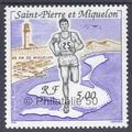 522 timbre de collection Saint-Pierre et Miquelon Philatélie 50 1990